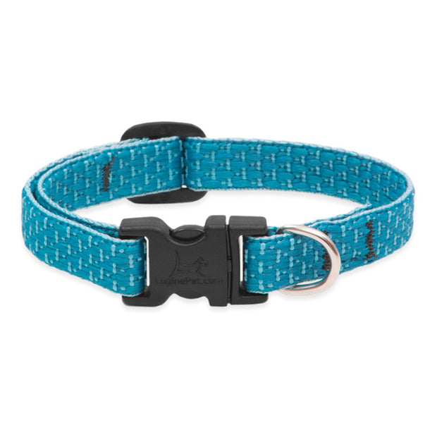 LupinePet Eco Dog Collar and Dog Leash - Tropical Sea- MADE IN THE USA