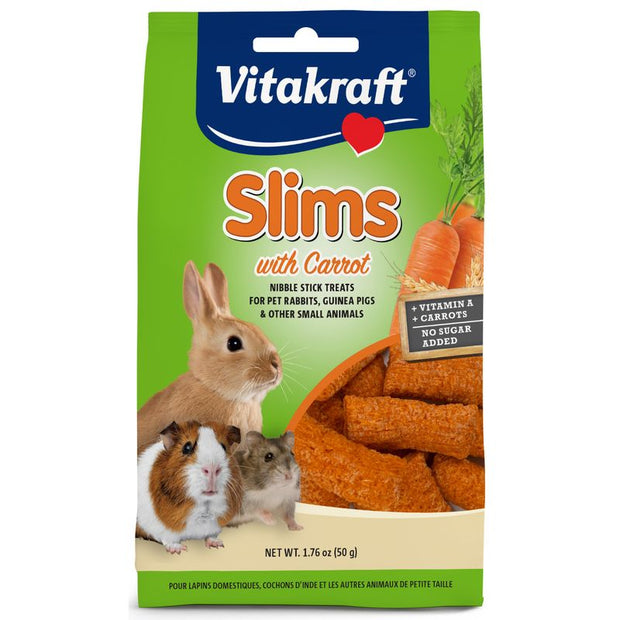 VITAKRAFT Slims with Carrot Small Animal  Chews - 1.76 oz