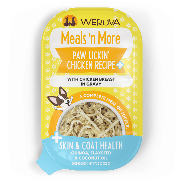 Weruva Meals 'n More Paw Lickin Chicken Recipe Skin & Coat Health Dog Food