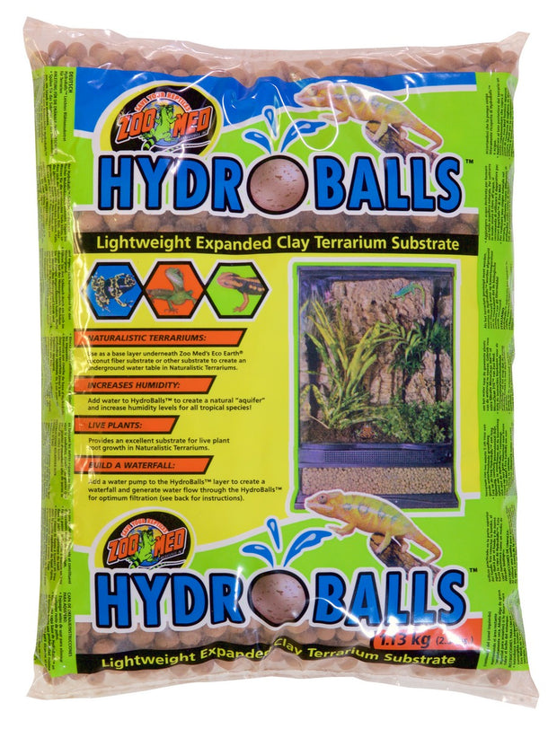 ZOO MED Hydroballs Expanded Clay Terrarium Substrate- 2.5 Lb